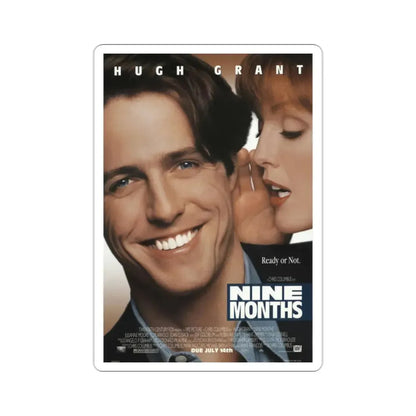 Nine Months 1995 Movie Poster STICKER Vinyl Die-Cut Decal 2 Inch - The Sticker Space