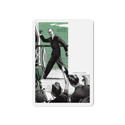 Nine Times Around Is A Mile, Cosmopolitan, June 1939 (Magazine Illustration) Refrigerator Magnet - The Sticker Space