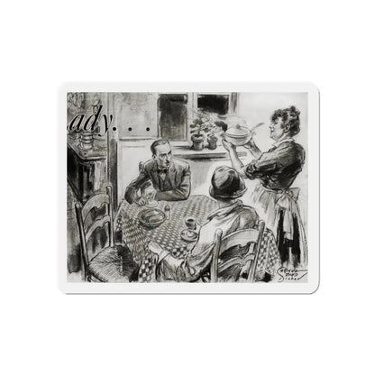 Nini Was a Lady, Cosmopolitan, January 1934 (Magazine Illustration) Refrigerator Magnet - The Sticker Space