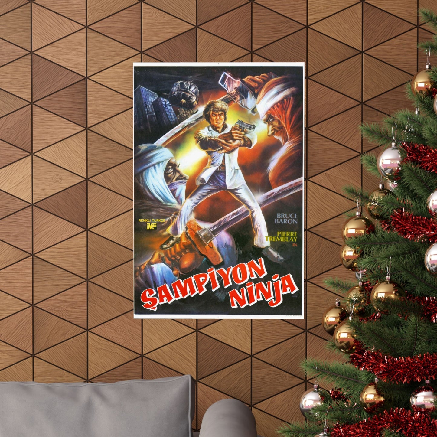 NINJA CHAMPION 1986 - Paper Movie Poster-The Sticker Space