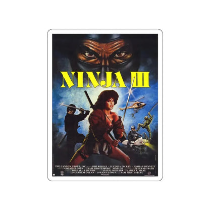 NINJA III 1984 Movie Poster STICKER Vinyl Die-Cut Decal - The Sticker Space