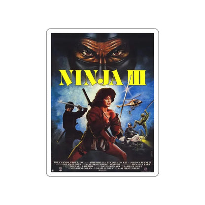 NINJA III 1984 Movie Poster STICKER Vinyl Die-Cut Decal - The Sticker Space
