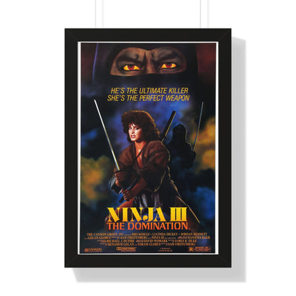 NINJA III (3) 1984 - Framed Movie Poster-16″ x 24″-The Sticker Space