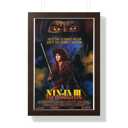 NINJA III (3) 1984 - Framed Movie Poster-16″ x 24″-The Sticker Space