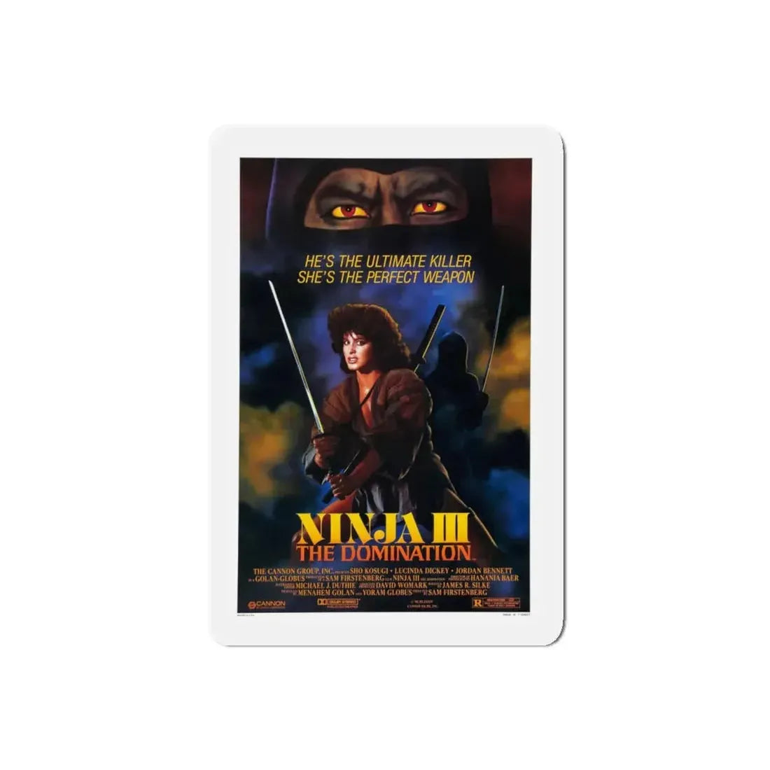NINJA III (3) 1984 Movie Poster - Refrigerator Magnet - The Sticker Space