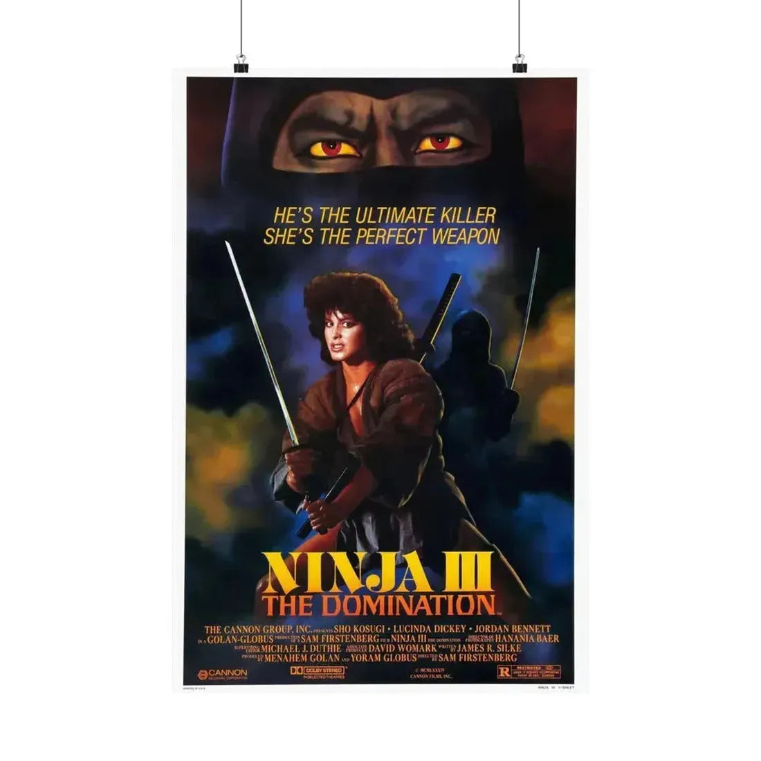 NINJA III (3) 1984 - Paper Movie Poster 20″ x 30″ Matte - The Sticker Space