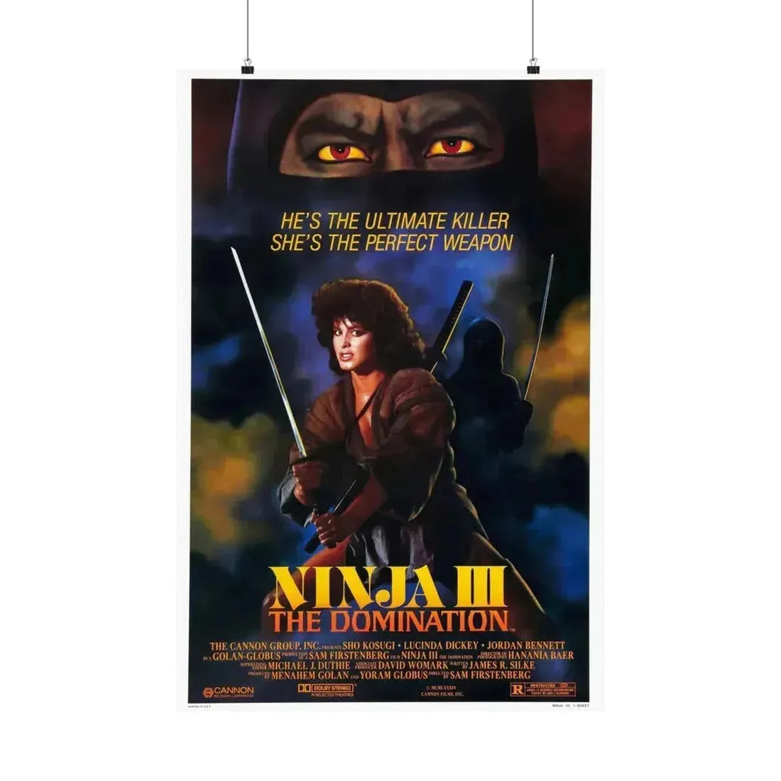 NINJA III (3) 1984 - Paper Movie Poster 24″ x 36″ Matte - The Sticker Space