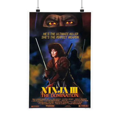 NINJA III (3) 1984 - Paper Movie Poster - The Sticker Space