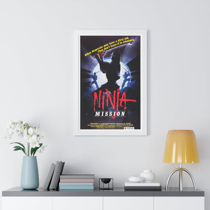 NINJA MISSION (2) 1984 - Framed Movie Poster-The Sticker Space