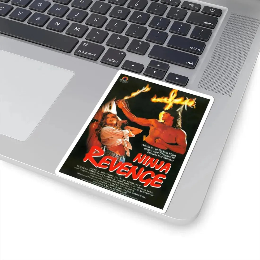 NINJA REVENGE (NINJA VENGEANCE) 1993 Movie Poster - STICKER Vinyl Kiss-Cut Decal - The Sticker Space