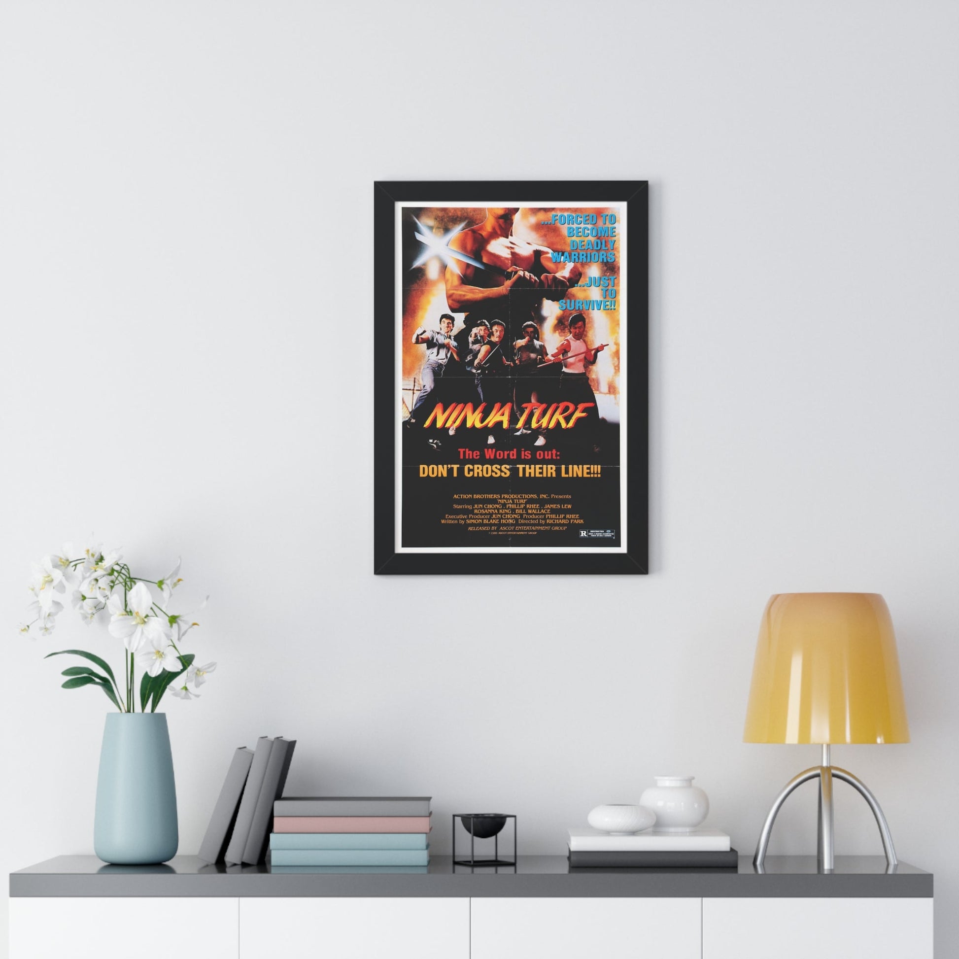 NINJA TURF (LA STREETFIGHTERS) 1985 - Framed Movie Poster-The Sticker Space