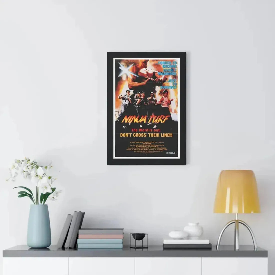 NINJA TURF (LA STREETFIGHTERS) 1985 - Framed Movie Poster - The Sticker Space