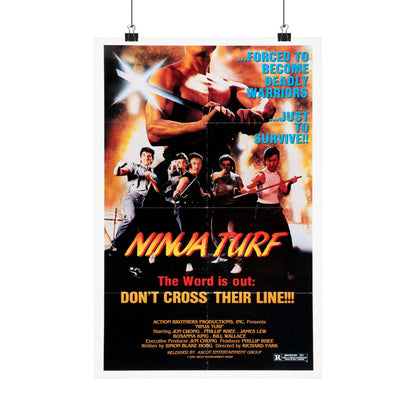 NINJA TURF (LA STREETFIGHTERS) 1985 - Paper Movie Poster-12″ x 18″-The Sticker Space