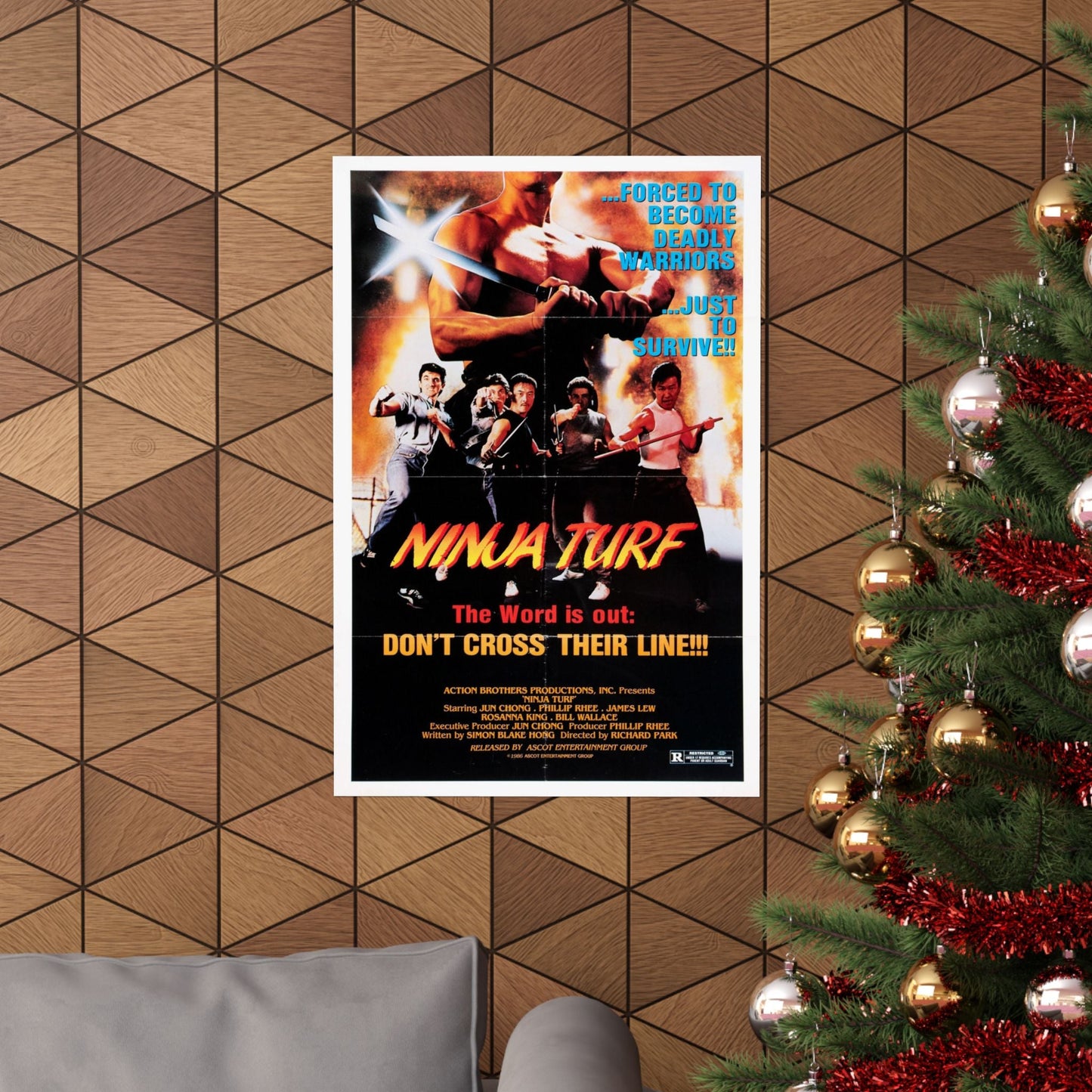 NINJA TURF (LA STREETFIGHTERS) 1985 - Paper Movie Poster-The Sticker Space