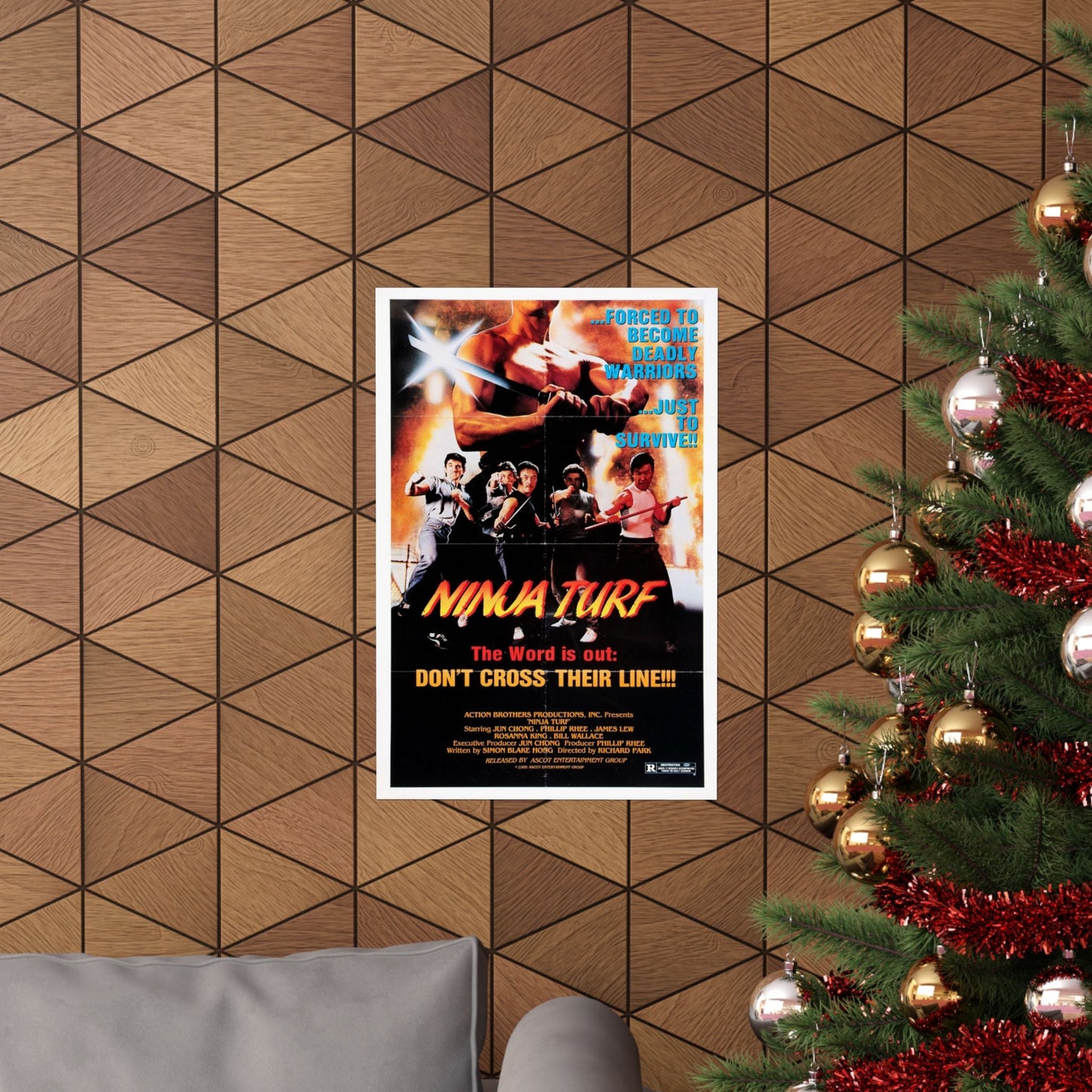 NINJA TURF (LA STREETFIGHTERS) 1985 - Paper Movie Poster-The Sticker Space