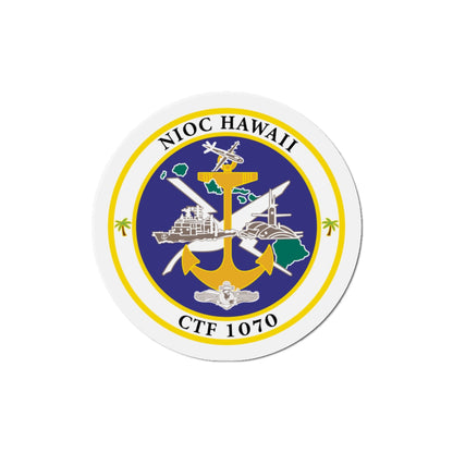 NIOC Hawaii CFT 1070 (U.S. Navy) Die-Cut Magnet-5" x 5"-The Sticker Space