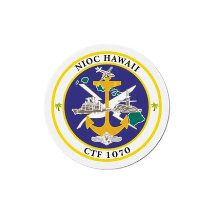 NIOC Hawaii CFT 1070 (U.S. Navy) Refrigerator Magnet 6 Inch - The Sticker Space