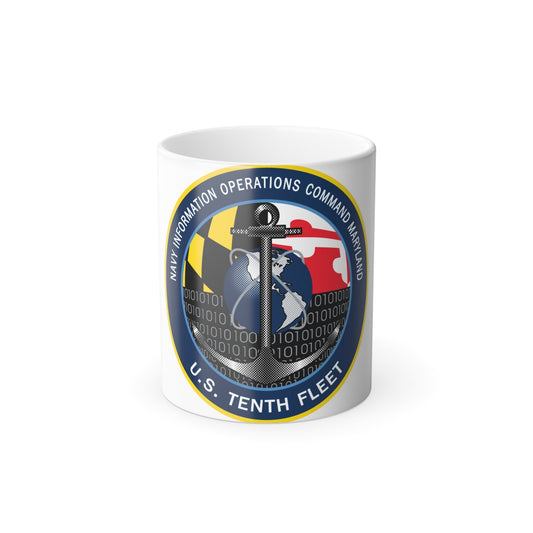 NIOC Maryland (U.S. Navy) Color Changing Mug 11oz-11oz-The Sticker Space