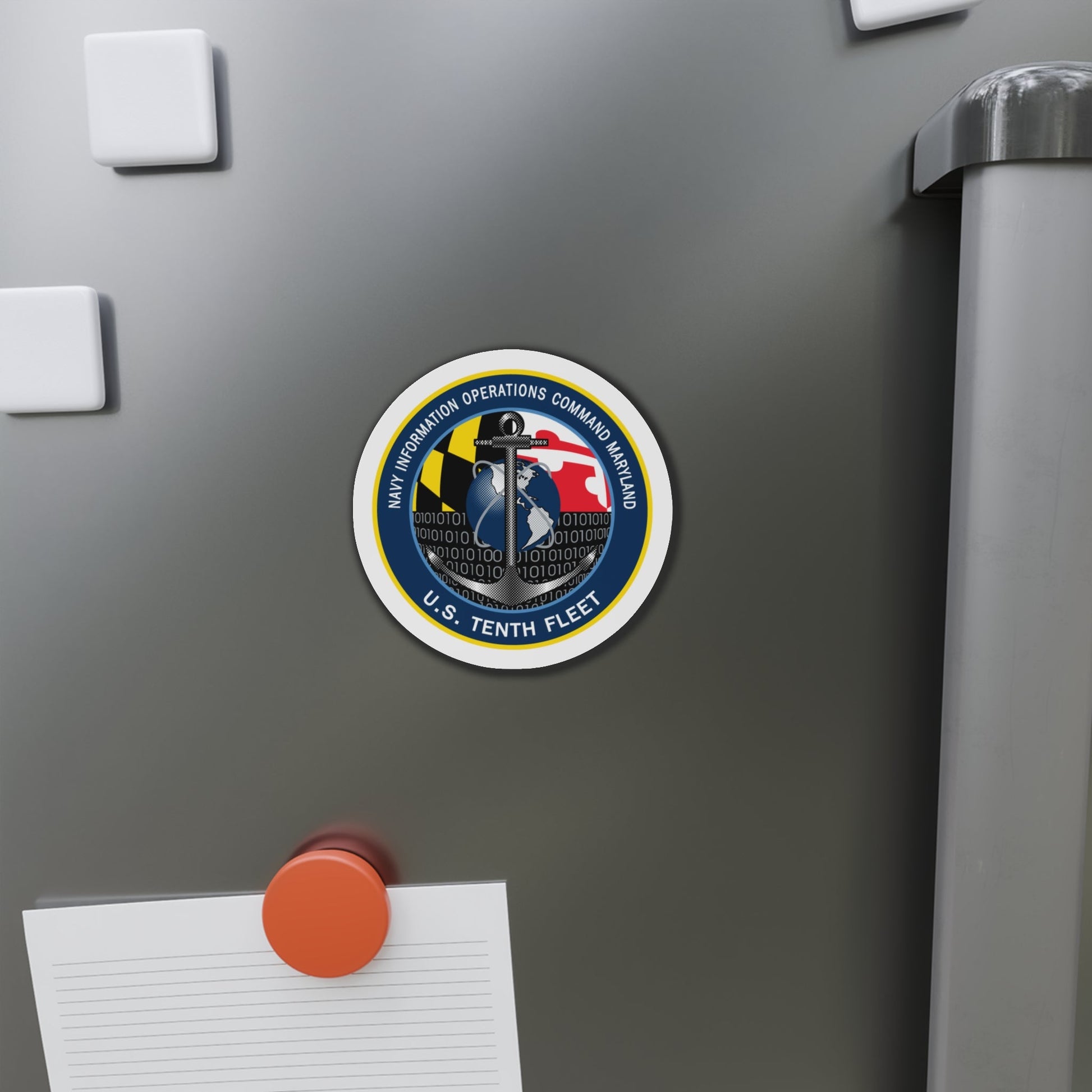 NIOC Maryland (U.S. Navy) Die-Cut Magnet-The Sticker Space