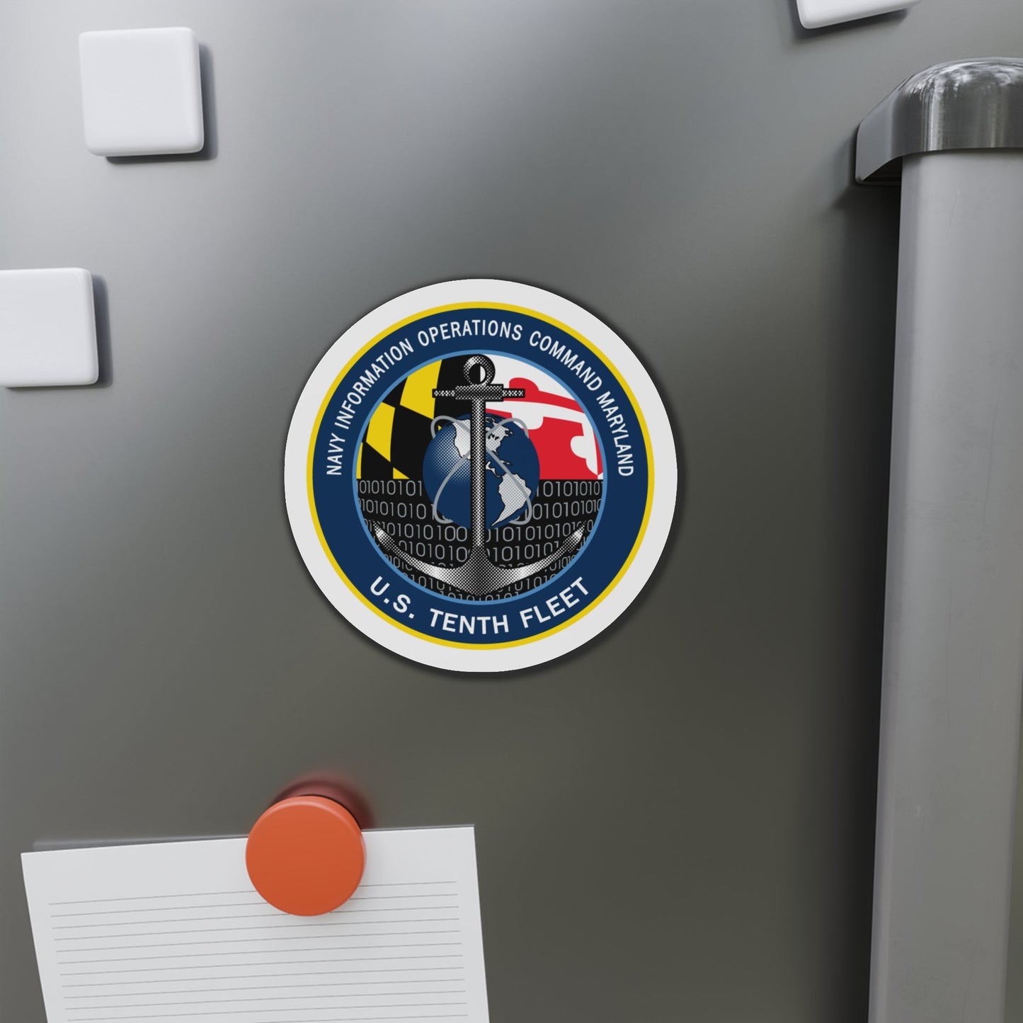 NIOC Maryland (U.S. Navy) Die-Cut Magnet-The Sticker Space