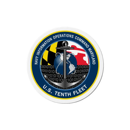 NIOC Maryland (U.S. Navy) Refrigerator Magnet 6 Inch - The Sticker Space