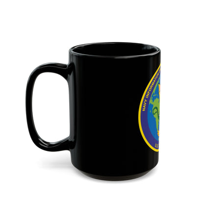 NIOD Navy Info Oper Detachment Groton 10th Fleet (U.S. Navy) Black Coffee Mug-The Sticker Space