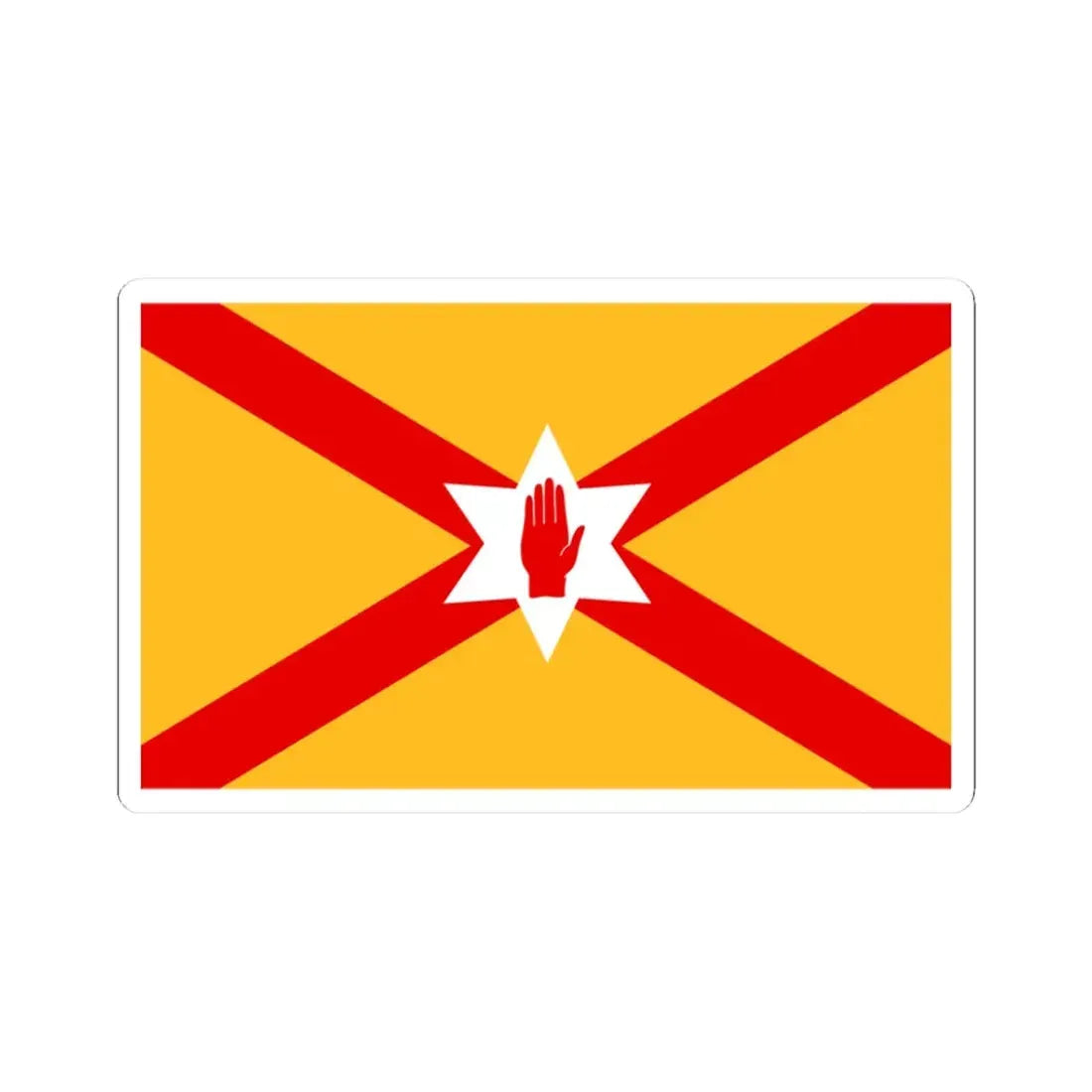 Nipaddyscross2 (Ireland) STICKER Vinyl Kiss-Cut Decal 3 Inch White - The Sticker Space