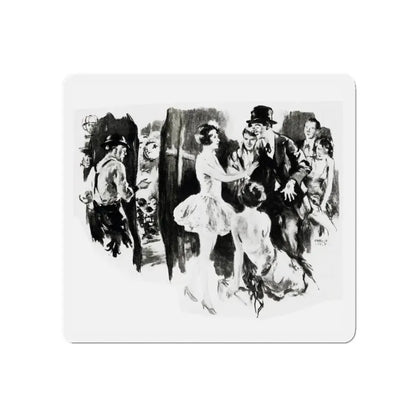 Nippy and Nell (1), Liberty magazine, March 2, 1929 (Magazine Illustration) Refrigerator Magnet - The Sticker Space