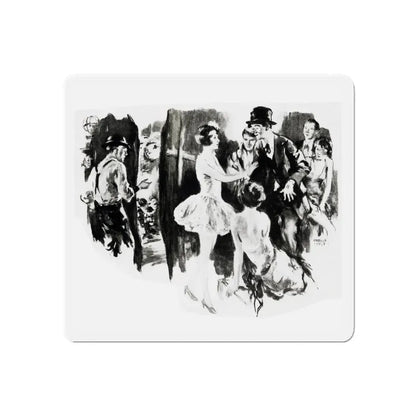 Nippy and Nell (1), Liberty magazine, March 2, 1929 (Magazine Illustration) Refrigerator Magnet - The Sticker Space