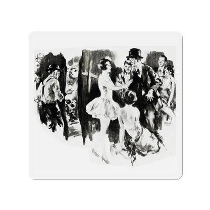 Nippy and Nell (1), Liberty magazine, March 2, 1929 (Magazine Illustration) Refrigerator Magnet - The Sticker Space