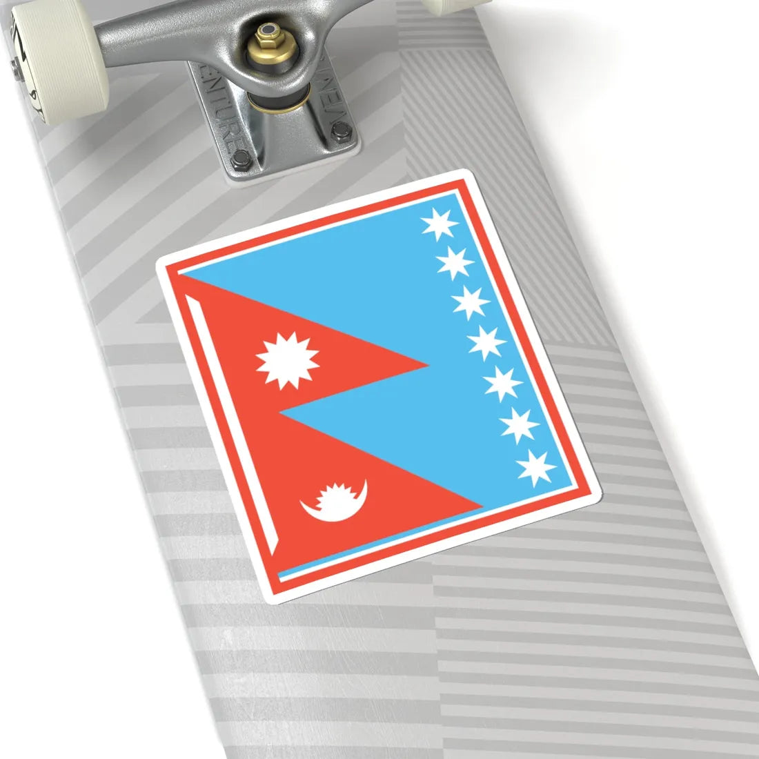 Nishankalika Flag of Bagale Thapa clan (Nepal) STICKER Vinyl Kiss-Cut Decal - The Sticker Space