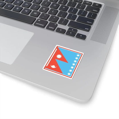 Nishankalika Flag of Bagale Thapa clan (Nepal) STICKER Vinyl Kiss-Cut Decal - The Sticker Space