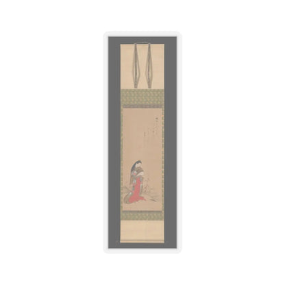 Nishikawa Sukenobu - Lady Ise by the Riverbank - late 18th century v3 - STICKER Vinyl Kiss-Cut Decal