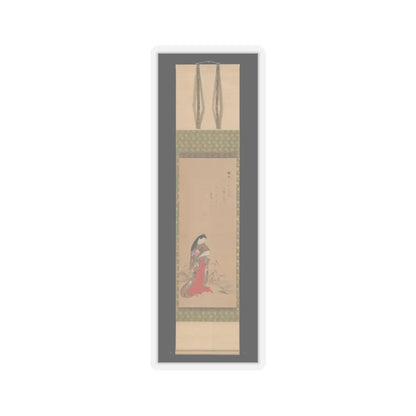 Nishikawa Sukenobu - Lady Ise by the Riverbank - late 18th century v3 - STICKER Vinyl Kiss-Cut Decal
