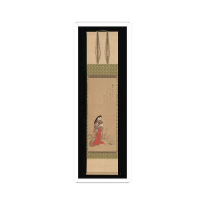 Nishikawa Sukenobu - Lady Ise by the Riverbank - late 18th century v3 - STICKER Vinyl Kiss-Cut Decal