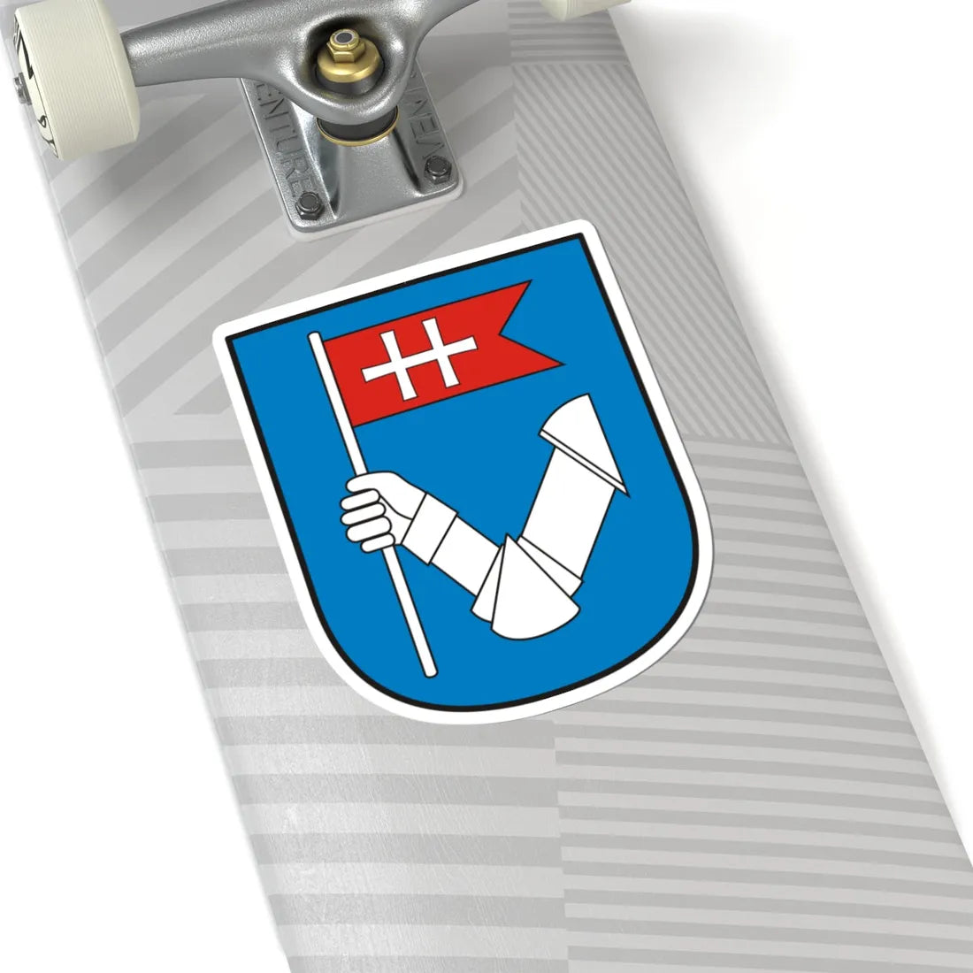Nitra CoA (Slovakia) (Coat of Arms) STICKER Vinyl Kiss-Cut Decal - The Sticker Space