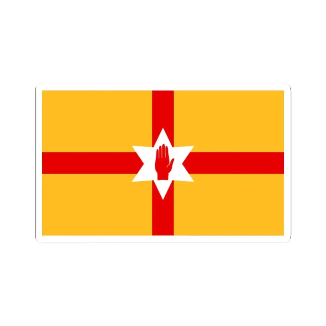 Niulstermerge (Ireland) STICKER Vinyl Kiss-Cut Decal 2 Inch White - The Sticker Space