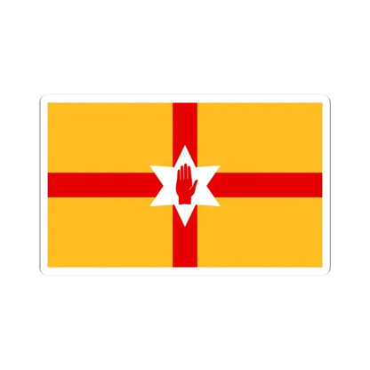 Niulstermerge (Ireland) STICKER Vinyl Kiss-Cut Decal 3 Inch White - The Sticker Space