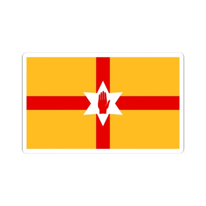 Niulstermerge (Ireland) STICKER Vinyl Kiss-Cut Decal 4 Inch White - The Sticker Space