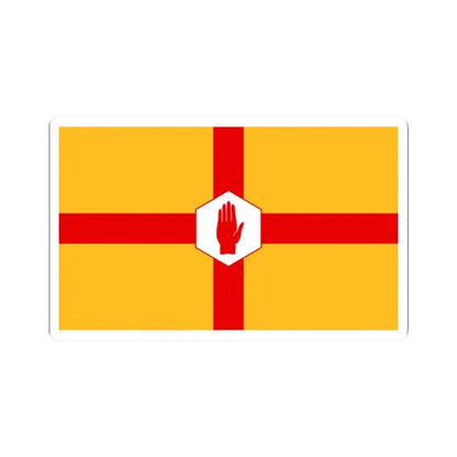 Niulstermergehexagon (Ireland) STICKER Vinyl Kiss-Cut Decal 2 Inch White - The Sticker Space