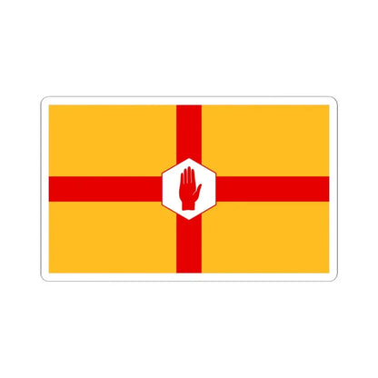 Niulstermergehexagon (Ireland) STICKER Vinyl Kiss-Cut Decal 6 Inch White - The Sticker Space