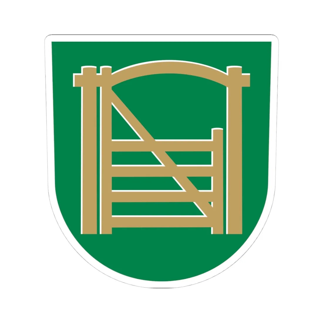 Nivala.vaakuna (Finland) (Coat of Arms) STICKER Vinyl Kiss-Cut Decal 4 Inch White - The Sticker Space