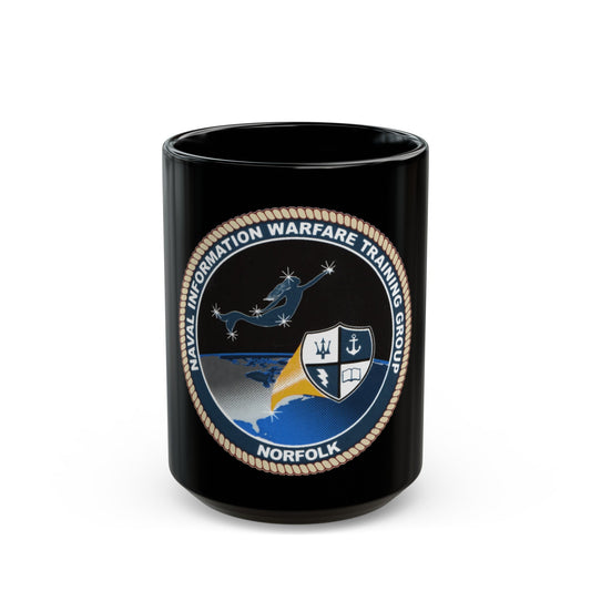 NIWTG Norfolk (U.S. Navy) Black Coffee Mug-15oz-The Sticker Space