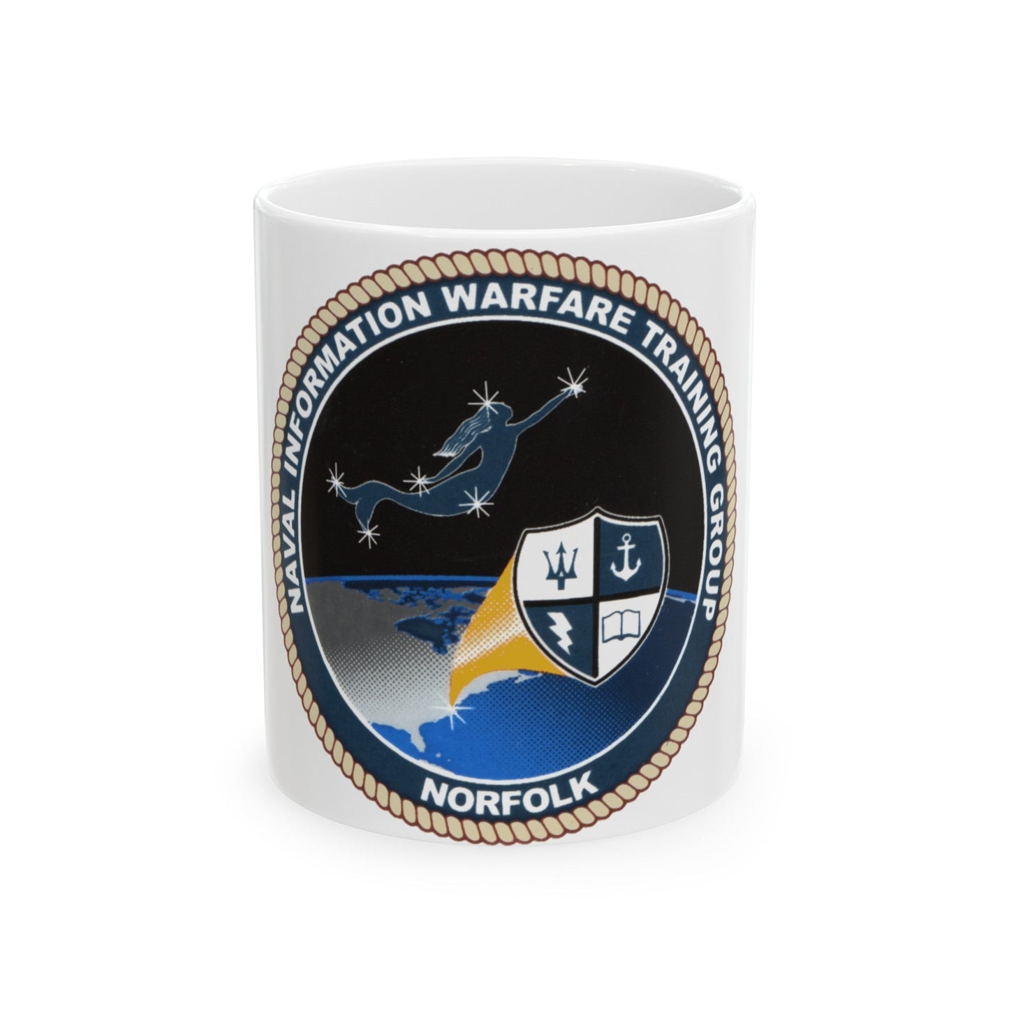 NIWTG Norfolk (U.S. Navy) White Coffee Mug-11oz-The Sticker Space