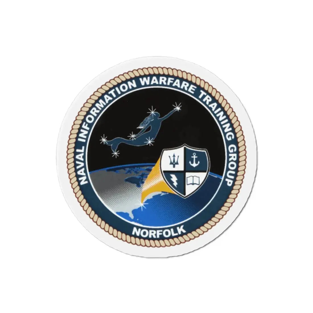 NIWTG Norfolk (U.S. Navy) Refrigerator Magnet - The Sticker Space