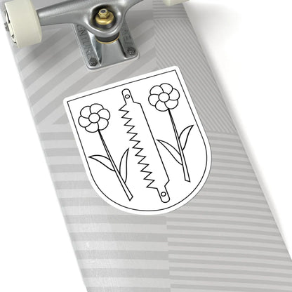 Njutånger vapen (Sweden) (Coat of Arms) STICKER Vinyl Kiss-Cut Decal - The Sticker Space