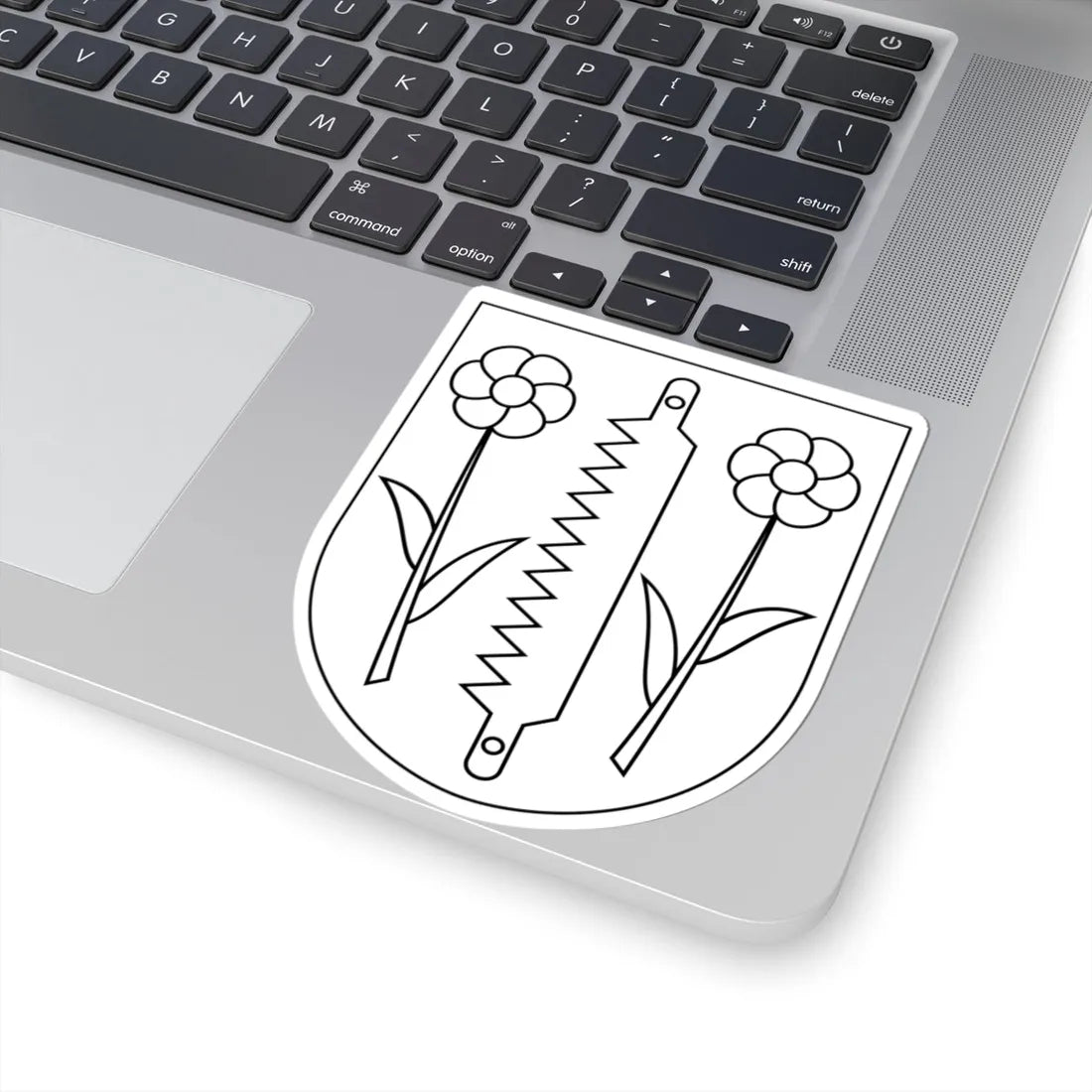 Njutånger vapen (Sweden) (Coat of Arms) STICKER Vinyl Kiss-Cut Decal - The Sticker Space