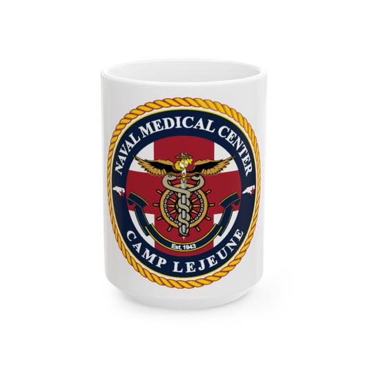 NMC CAMP LEJEUNE (U.S. Navy) White Coffee Mug-15oz-The Sticker Space