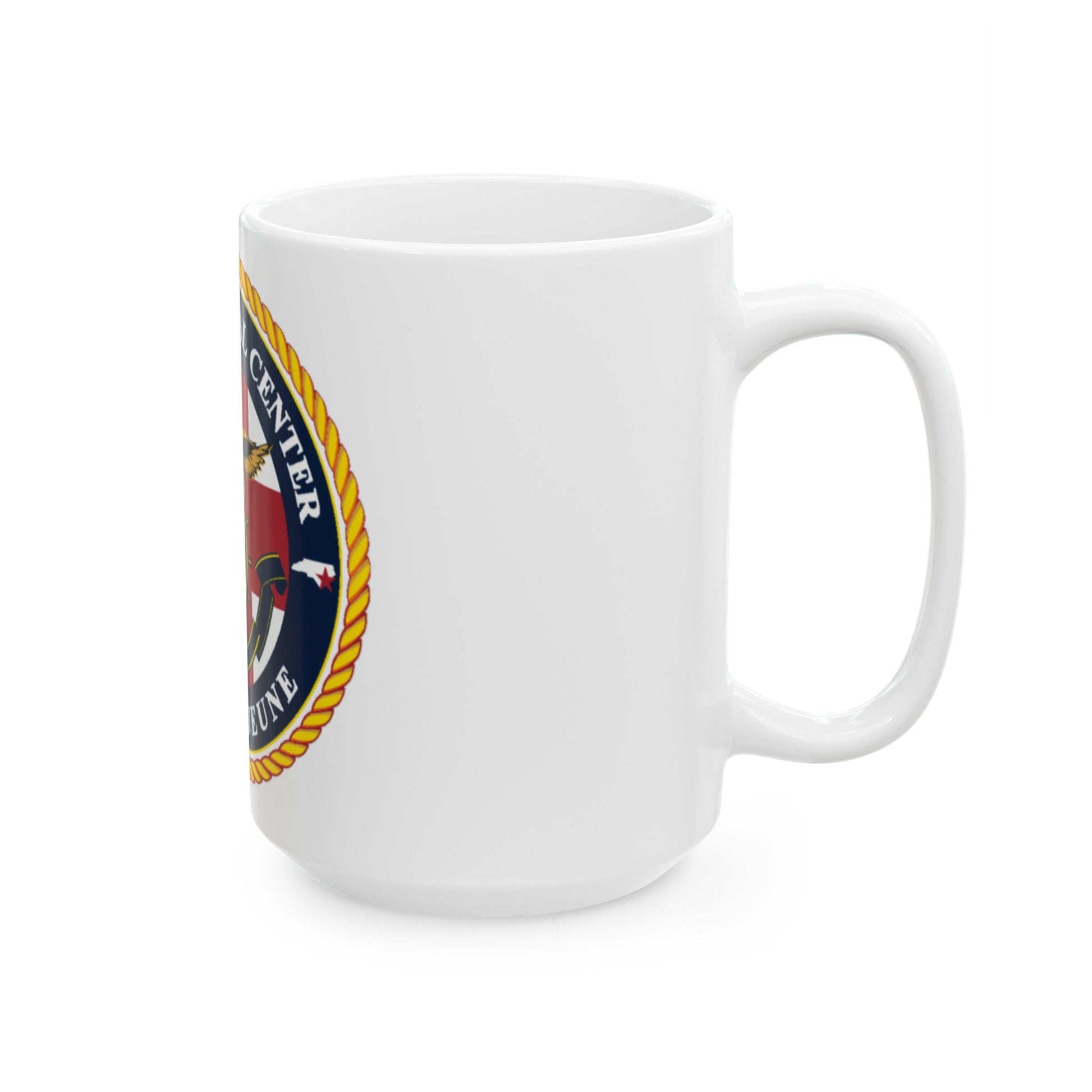 NMC CAMP LEJEUNE (U.S. Navy) White Coffee Mug-The Sticker Space