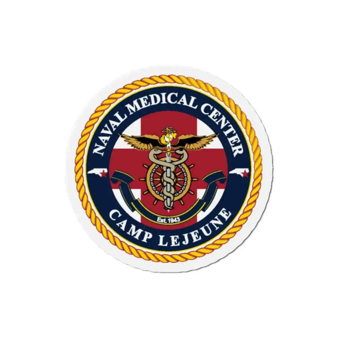 NMC CAMP LEJEUNE (U.S. Navy) Refrigerator Magnet - The Sticker Space